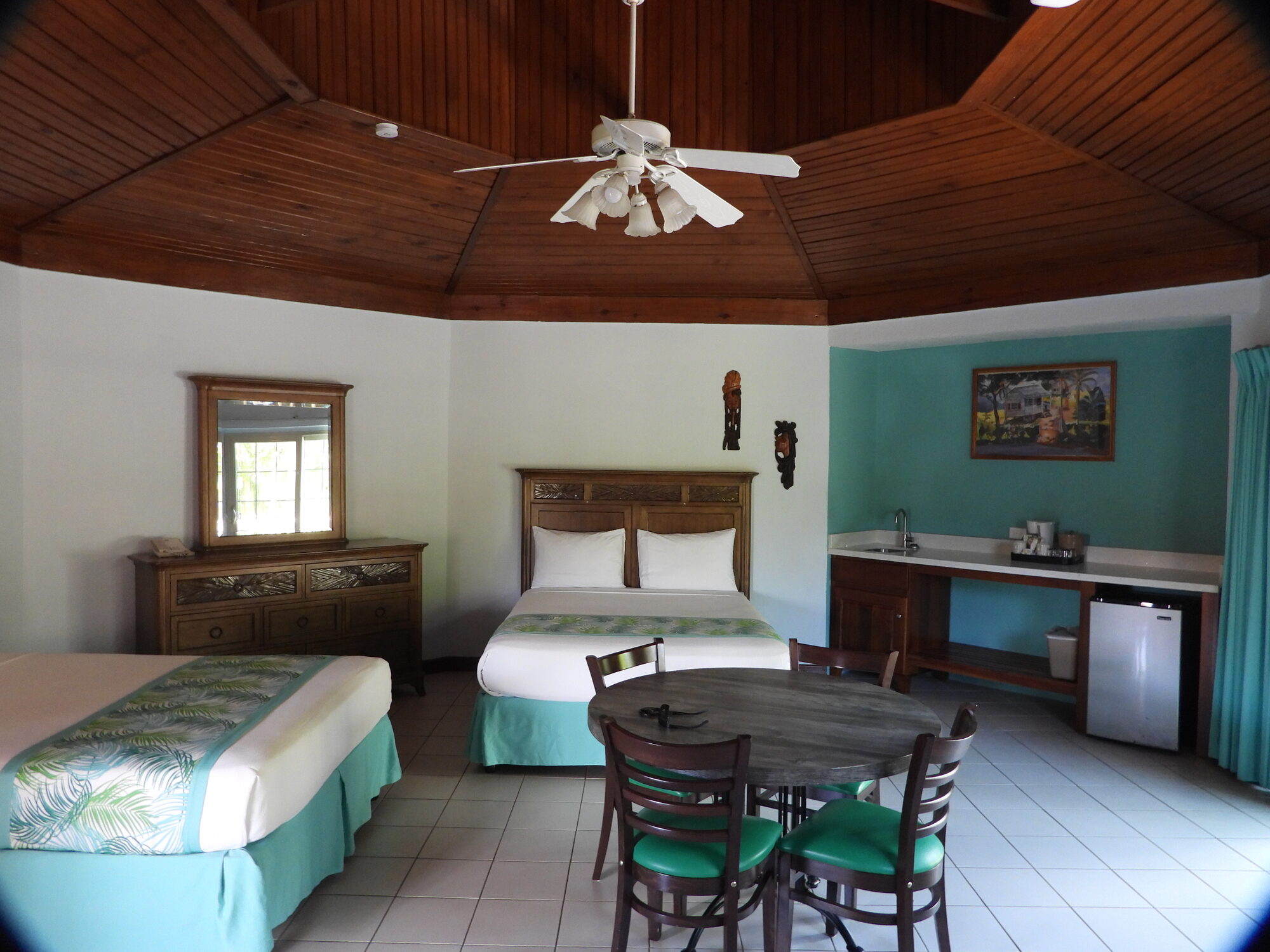 Completed guest suite interior